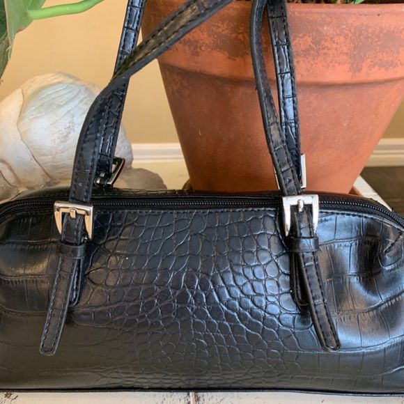 Bisou Bisou Handbags - Bisou Bisou Animal Print Black Purse